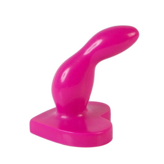 Sh! Women's Store Butt Plugs Deep Pink Curved Butt Plug 2