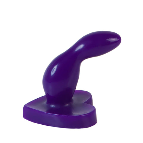 Sh! Women's Store Butt Plugs Rich Purple Curved Butt Plug 2