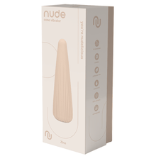 Sh! Women's Store Classic Vibrators Nude Zina Tapered Ribbed Vibe