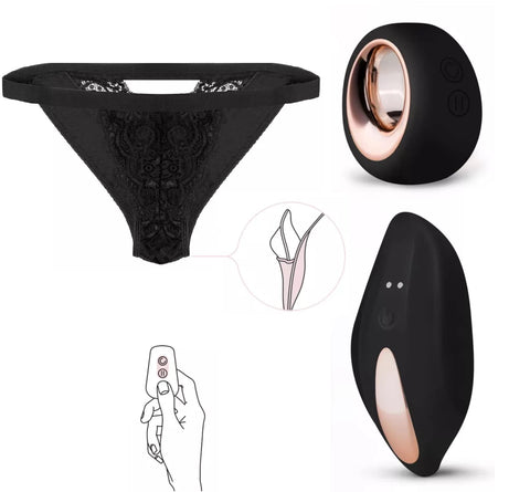 Sh! Women's Store Clitoral Vibrators Panty Rebel Vibrating Tanga Thong