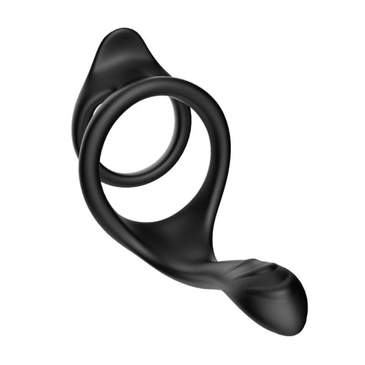 Sh! Women's Store Cock Rings Cock & Balls Ring with Perineum Tickler