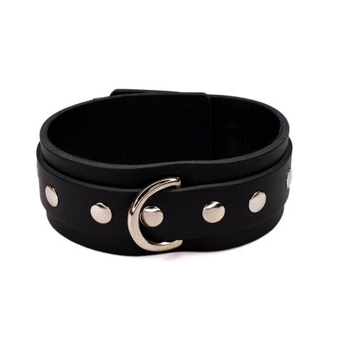 Sh! Women's Store Collars Black Collar / Small / Medium (13 -16") Sh! Leather Bondage Collar