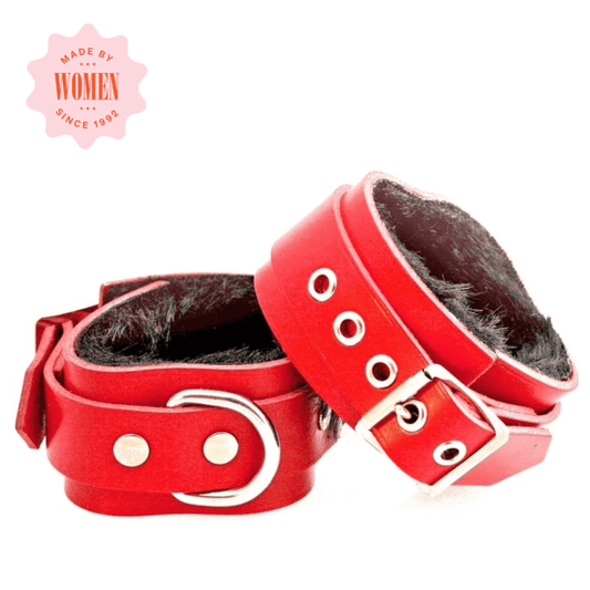 Sh! Women's Store Cuffs Sh! Leather Bondage Wrist Cuffs