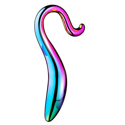 Sh! Women's Store Glass Dildo Glamour Glass Elegant Curved Dildo