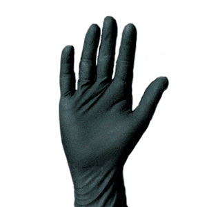 Sh! Women's Store Gloves S Black Nitrile-Vinyl Gloves: 10 Pack