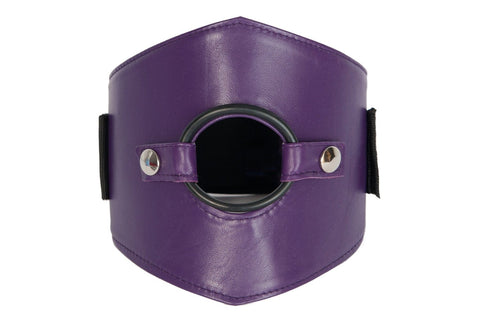 Sh! Women's Store Leather Strap-On Harness Purple Thigh Strap On Harness