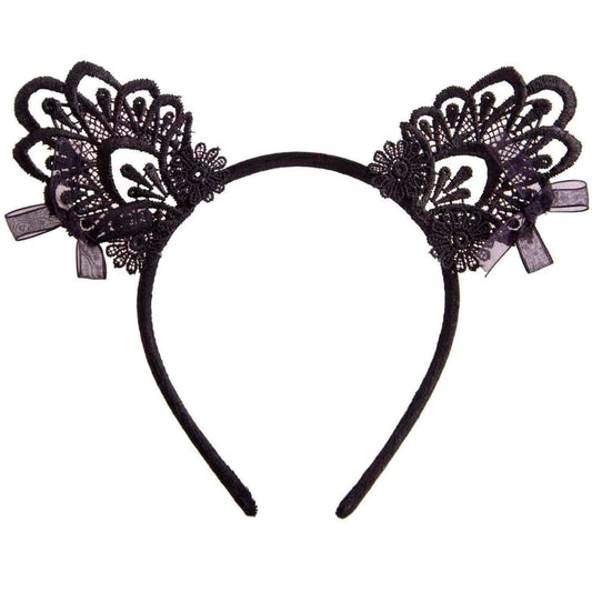 Sh! Women's Store Lingerie Venice Lace Cat Ears