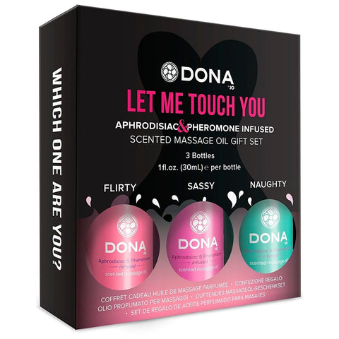 Sh! Women's Store Massage Dona Let Me Touch You Massage Gift Set