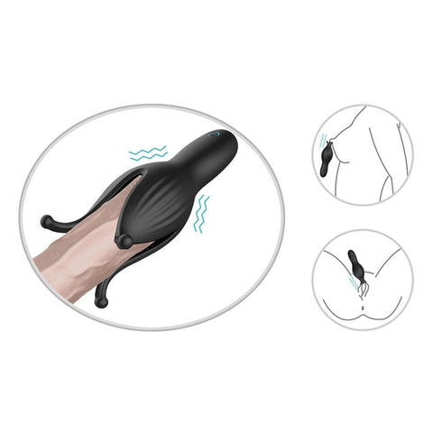 Sh! Women's Store Penis Masturbator Vibrating Penis Tickler
