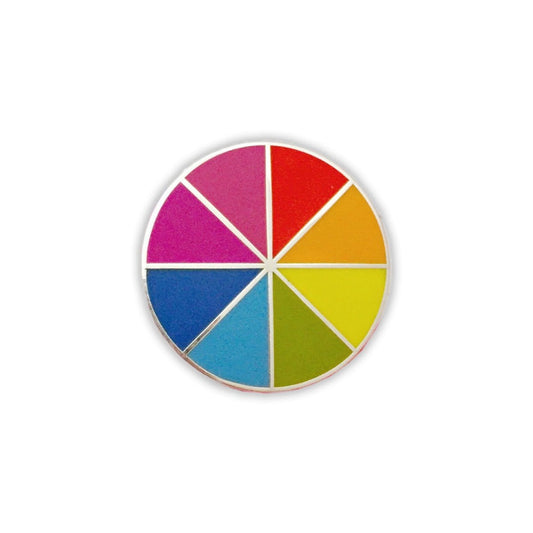 Sh! Women's Store Pride Bright Colour Wheel Enamel Pin