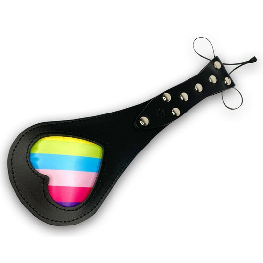 Sh! Women's Store Pride Sh! Pride Rainbow Padded Heart Spanker