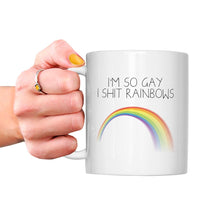 Sh! Women's Store Pride So Gay I Shit Rainbows Mug