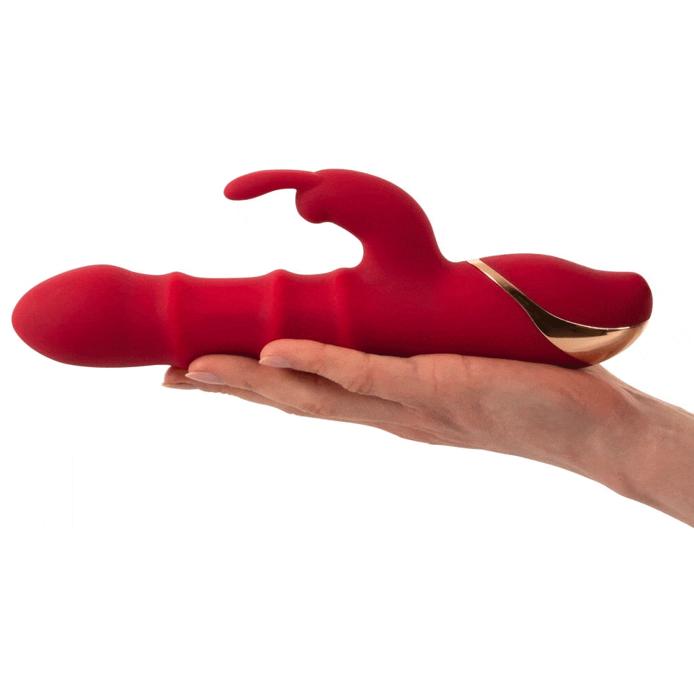 Sh! Women's Store Rabbit Vibrator Rabbit Vibrator with 3 Moving Rings