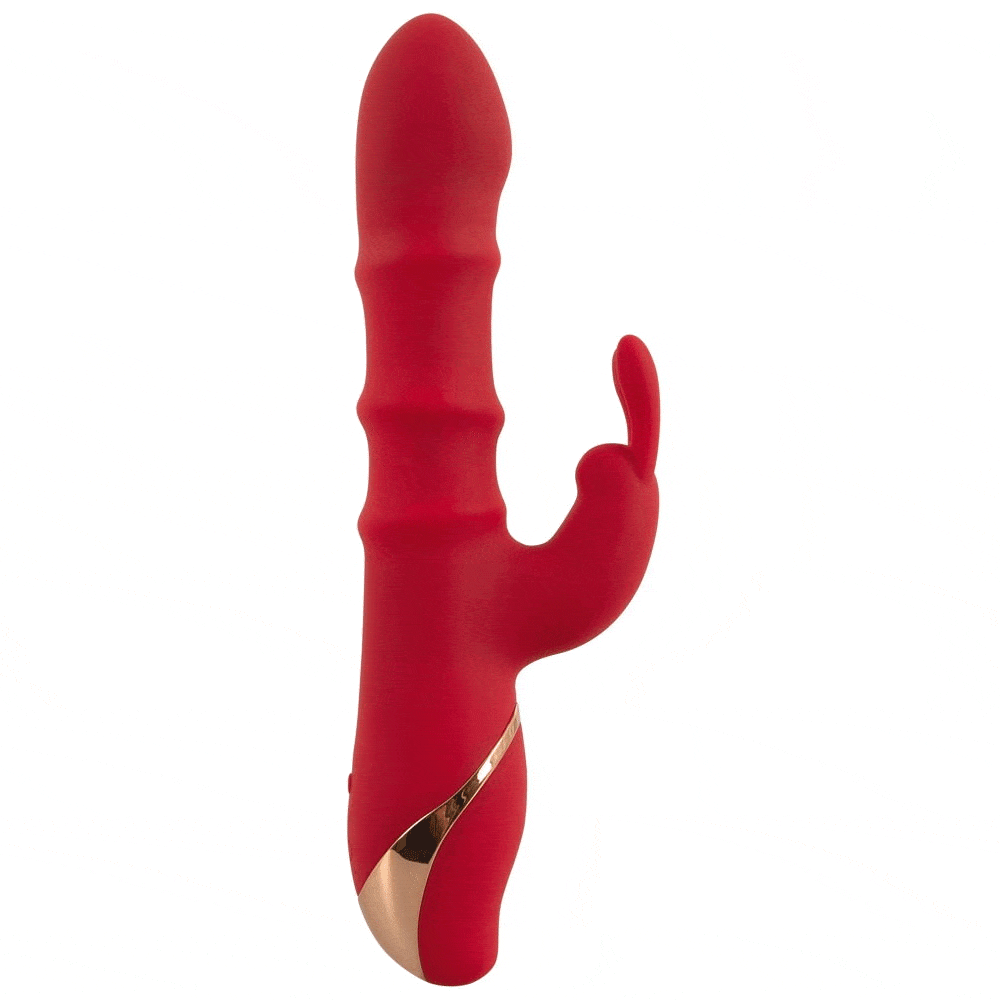 Sh! Women's Store Rabbit Vibrator Rabbit Vibrator with 3 Moving Rings