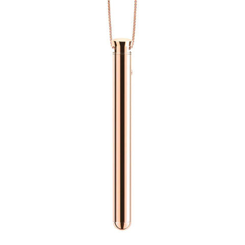 Sh! Women's Store ROSE GOLD Le Wand Necklace Vibrator