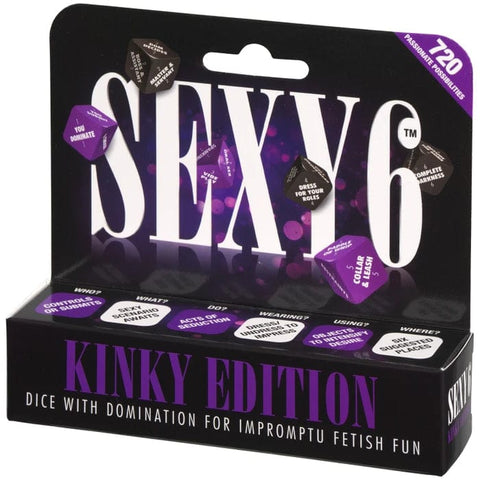 Sh! Women's Store Sex Dice Kinky Dice Sexy 6 Dice Pride, Foreplay, Sex and Kinky Editions