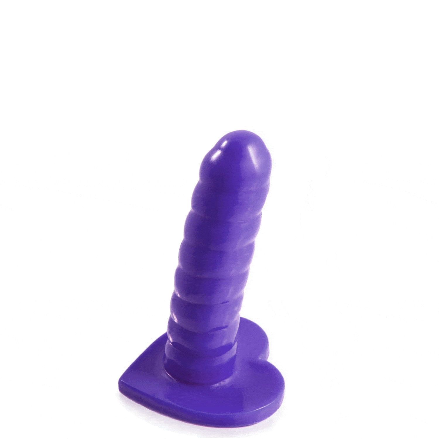 Sh! Women's Store Sh! Dildo Purple Dildo Wirly 5 Slim Dildo