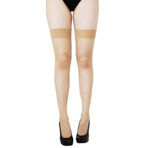 Sh! Women's Store Stockings SM Nude Seamed Stockings With Bow