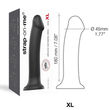 Sh! Women's Store Suction Dildos Black / Extra-Large Strap-On-Me Semi-Realistic Dildo