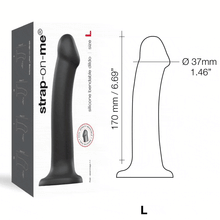 Sh! Women's Store Suction Dildos Black / Large Strap-On-Me Semi-Realistic Dildo