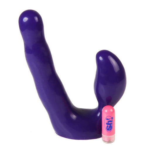 Sh! Women's Store Vibrating Strapless Purple Dildo Sh! Vibrating Strapless Dildo