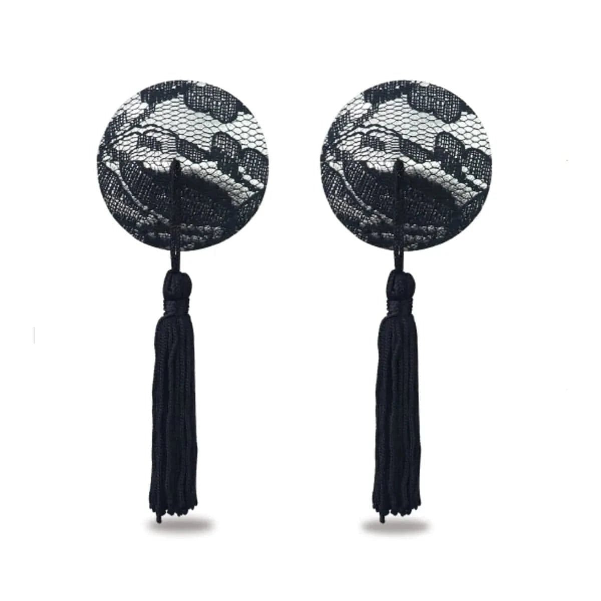 Silver & Lace Nipple Tassels - Discontinued - Sh! Women's Store