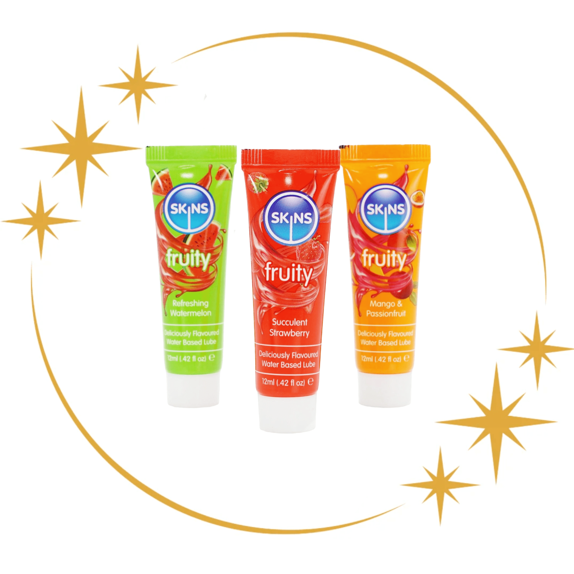 Skins 12ml Fruity Lube Tubes 3pk - Sh! Women's Store