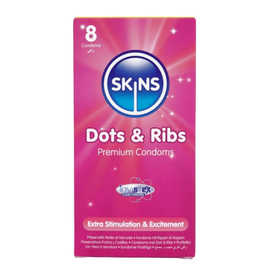 Skins Condoms Dots & Ribs 8 Pack - Sh! Women's Store