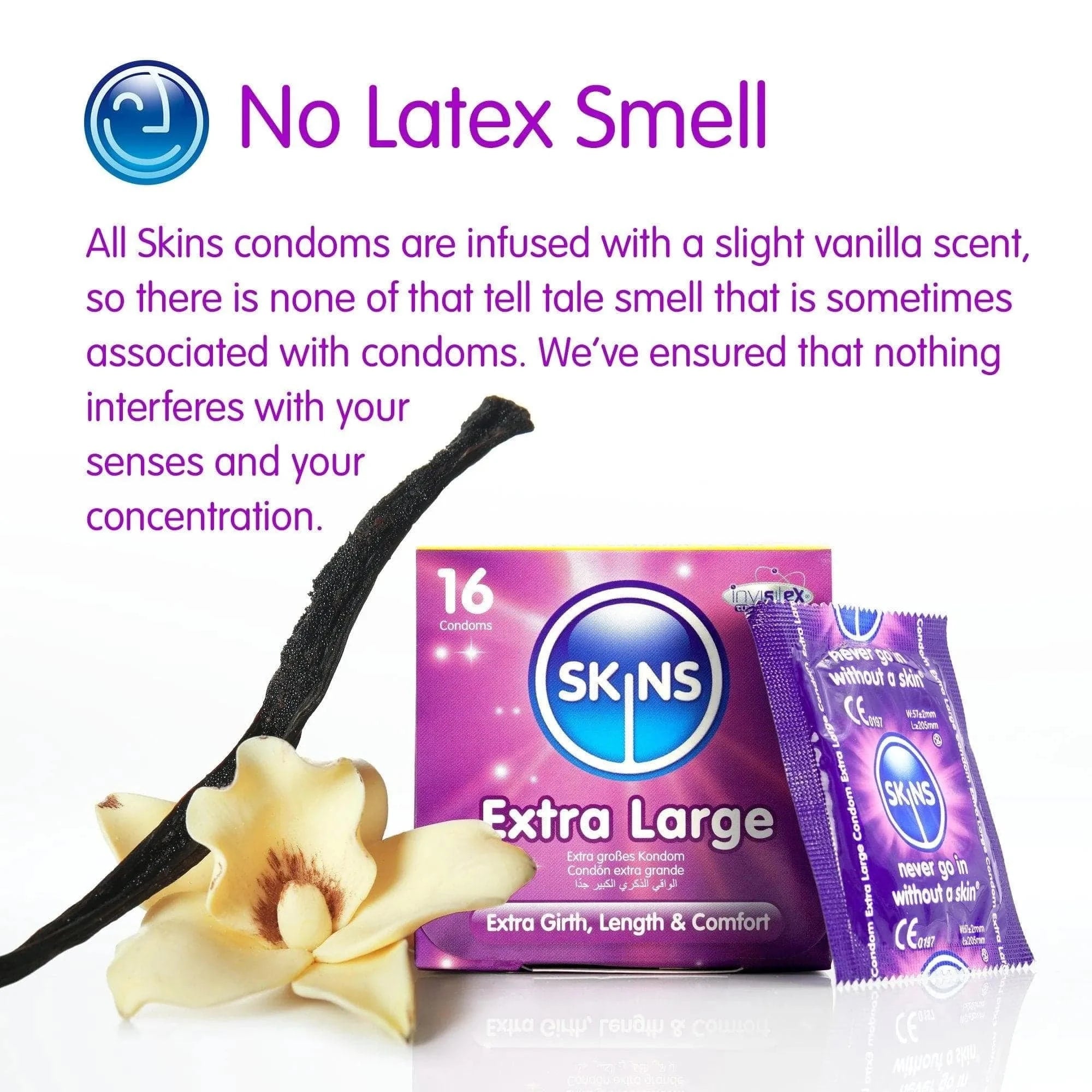 Skins Condoms Extra Large 12 Pack - Sh! Women's Store