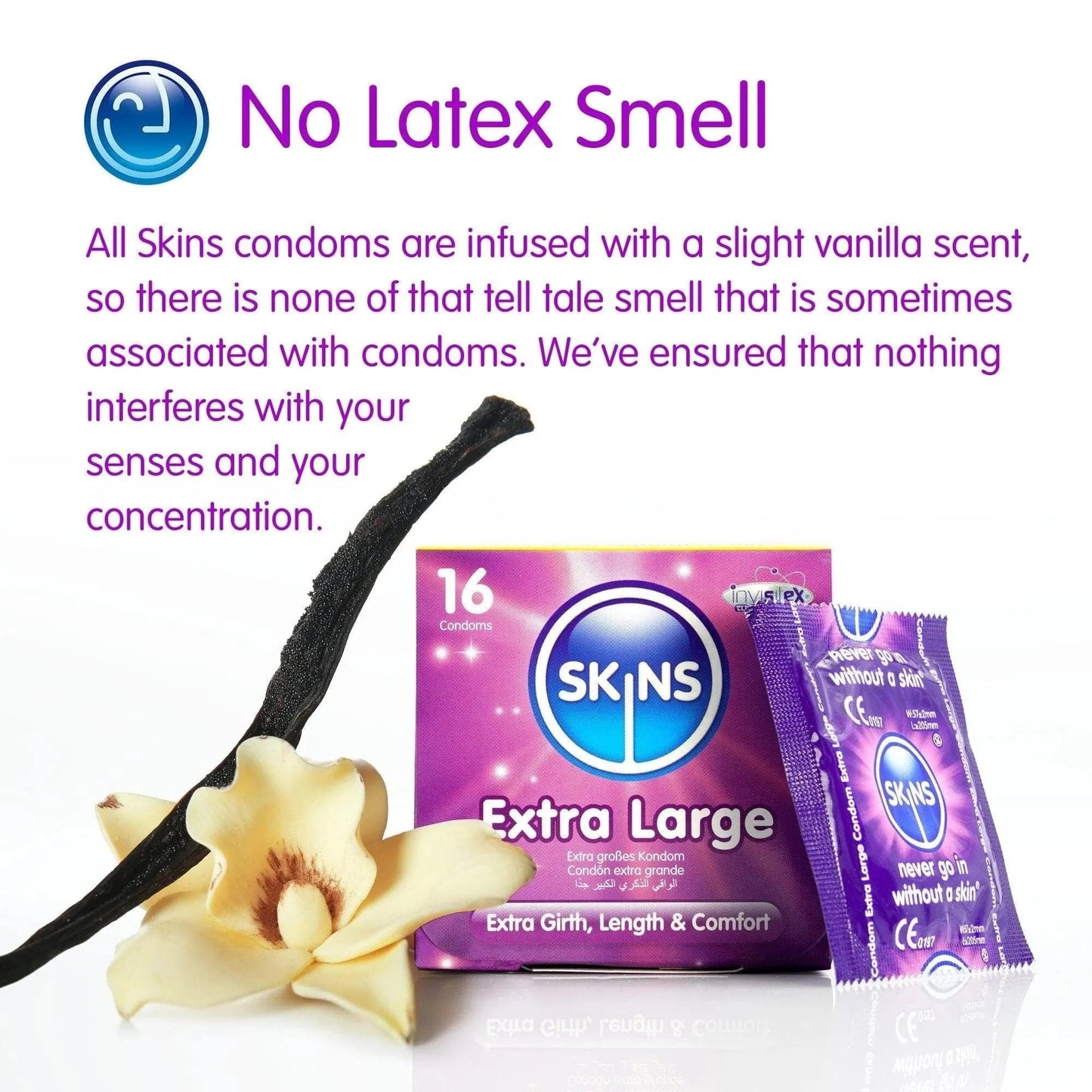 Skins Condoms Extra Large 12 Pack - Sh! Women's Store