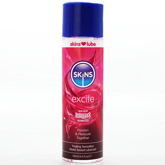Skins Excite Tingling Water Based Lubricant 130ml - Sh! Women's Store