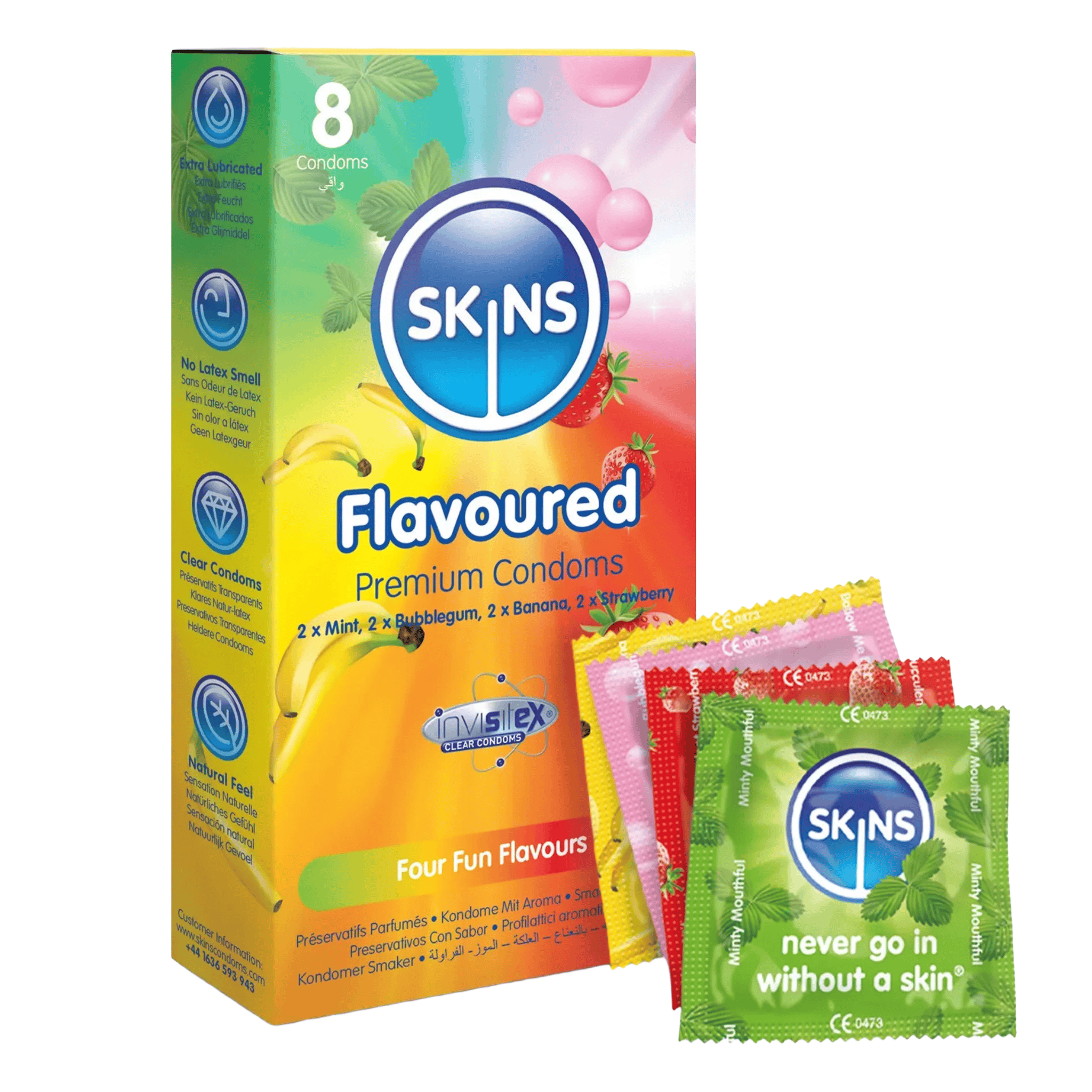 Skins Flavoured Condom Variety 8 Pack - Sh! Women's Store