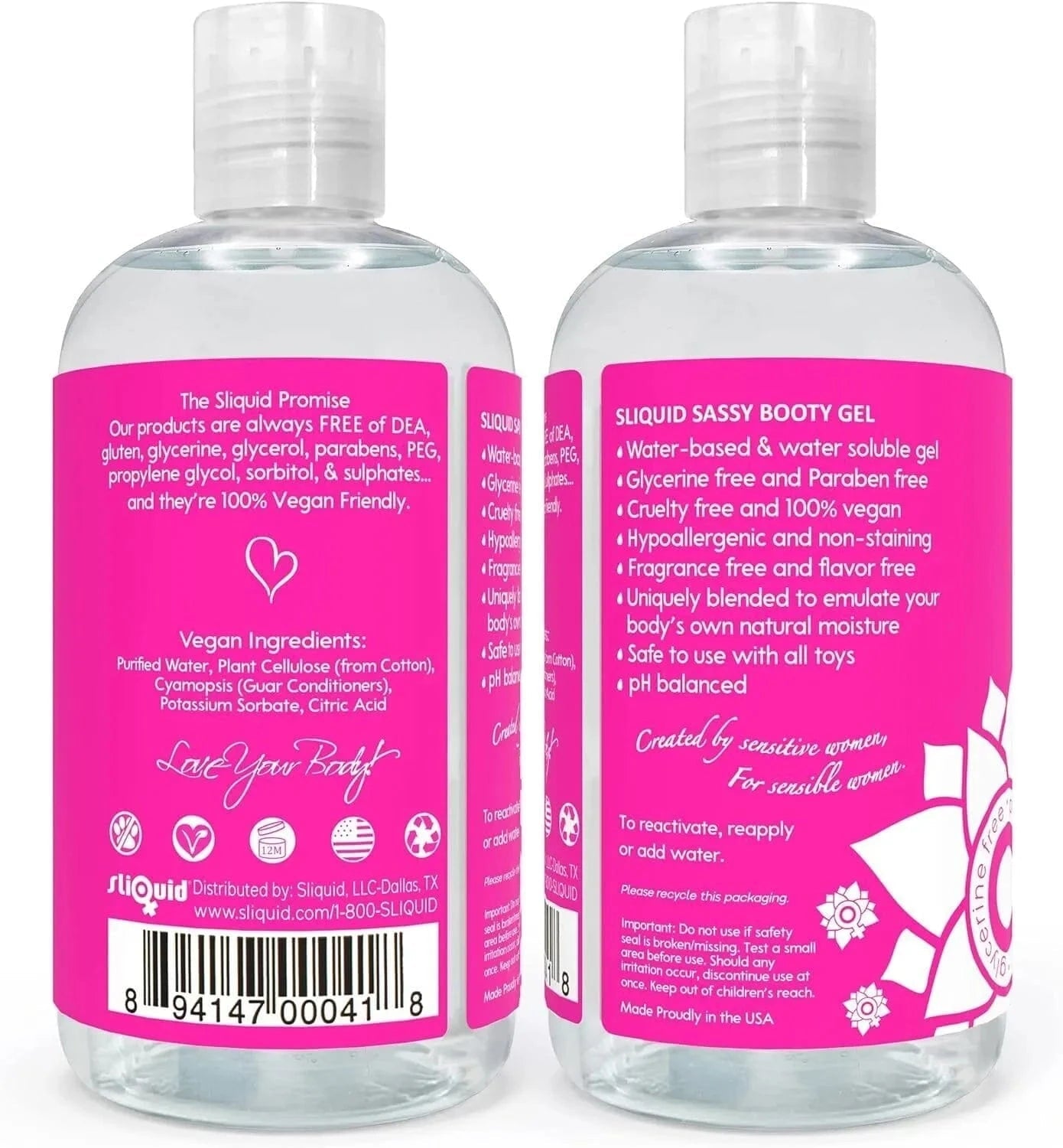 Sliquid Naturals Sassy Anal Lubricant 125ml - Sh! Women's Store