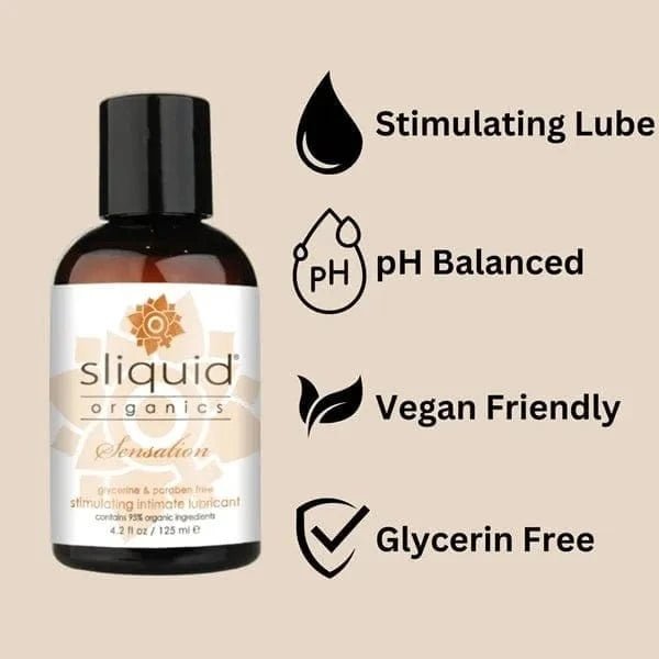 Sliquid Organics Sensation Lube - Sh! Women's Store
