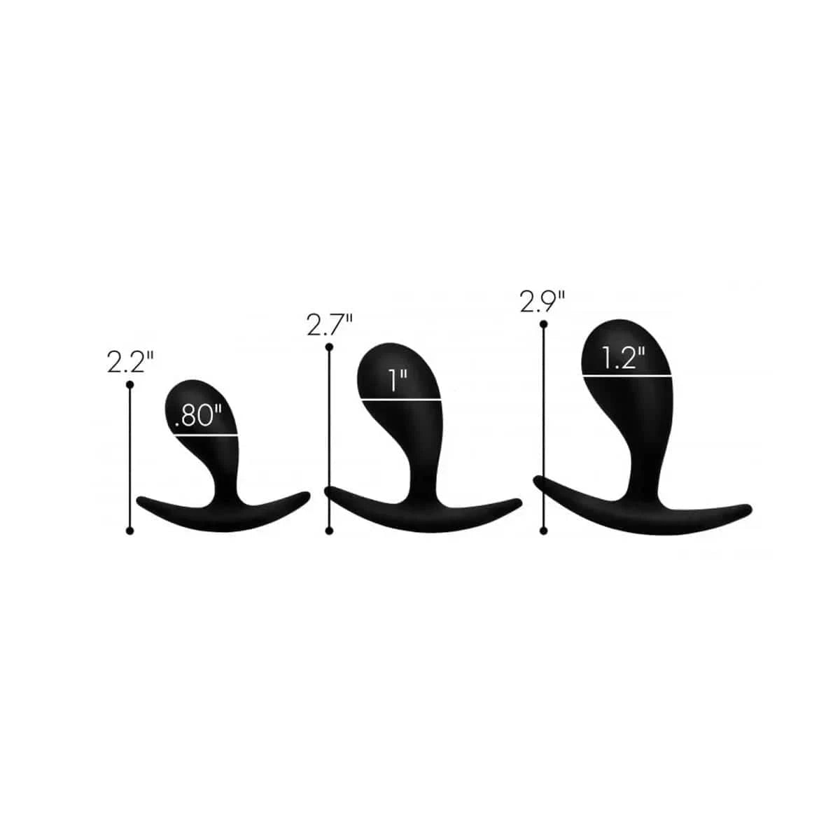 Small Anal Trainer Toy Set - DISCONTINUED - Sh! Women's Store