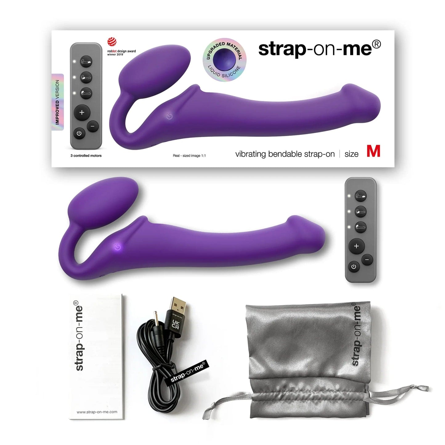 Strap - On - Me Bendable Vibrating Strapless - Sh! Women's Store