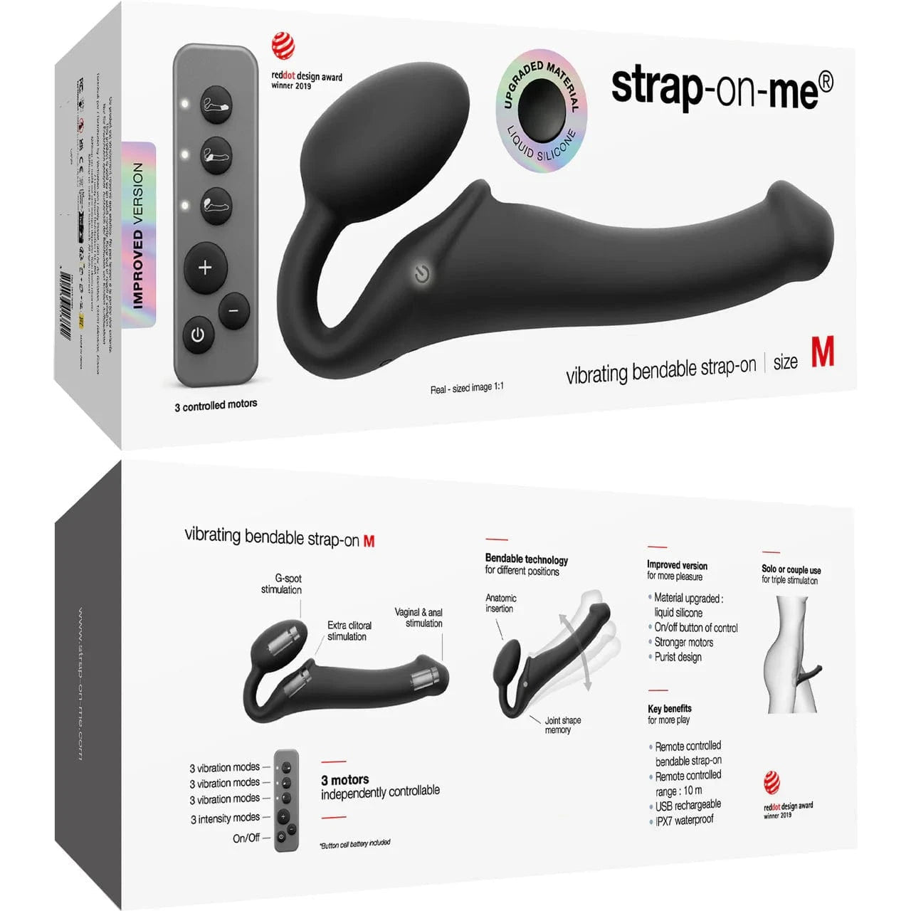 Strap - On - Me Bendable Vibrating Strapless - Sh! Women's Store