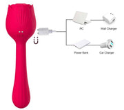 Suction Rose with G - Spot Vibe - Discontinued - Sh! Women's Store