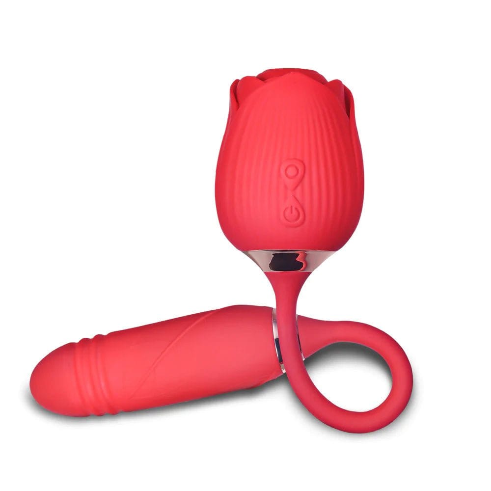 Suction Rose with Thrusting Bullet DISCONTINUED - Sh! Women's Store