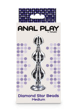 Toy Joy Anal Beads Anal Play Diamond Star Beads: Medium