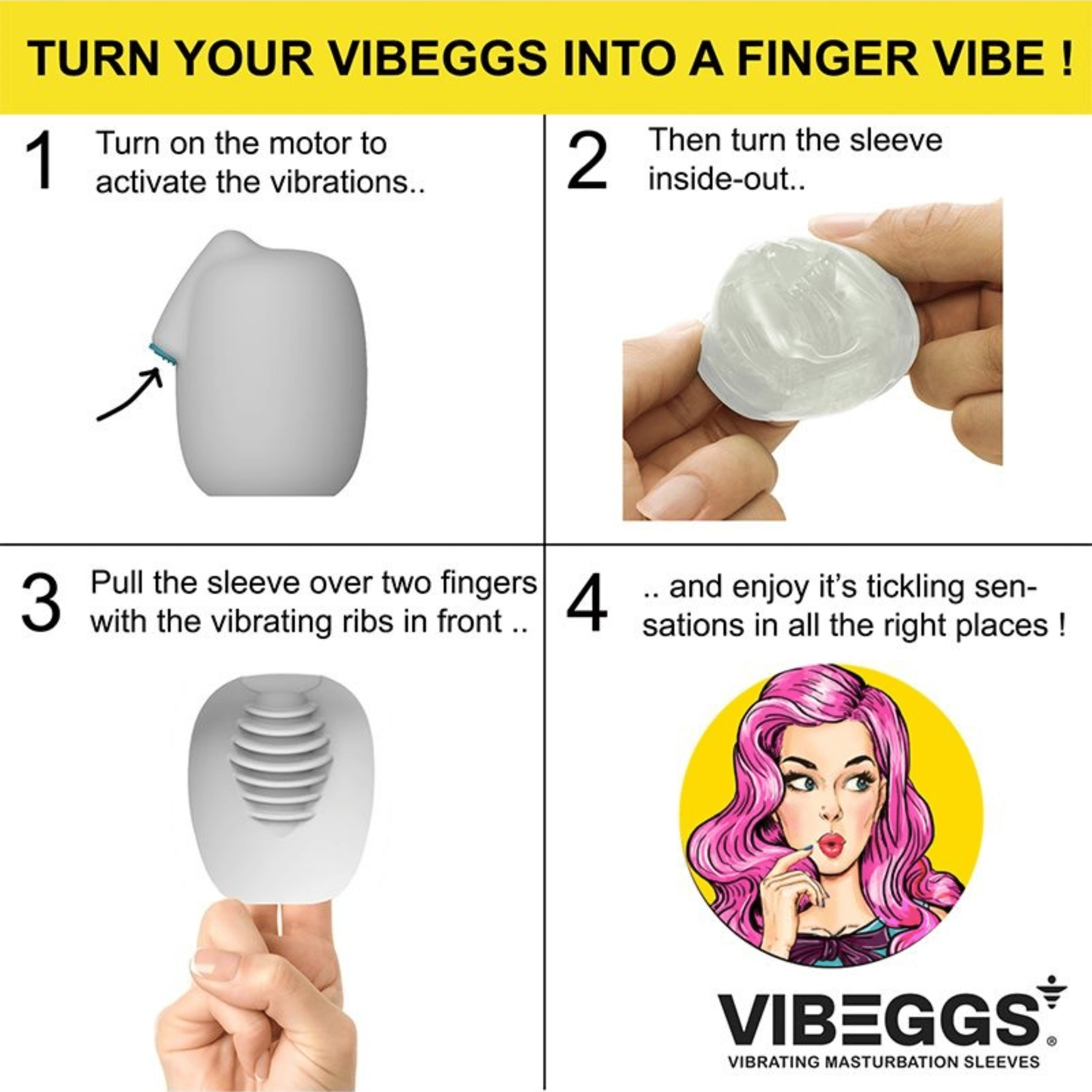 Sh! Women's Store Penis Masturbator VibeEggs Vibrating Masturbation Sleeve