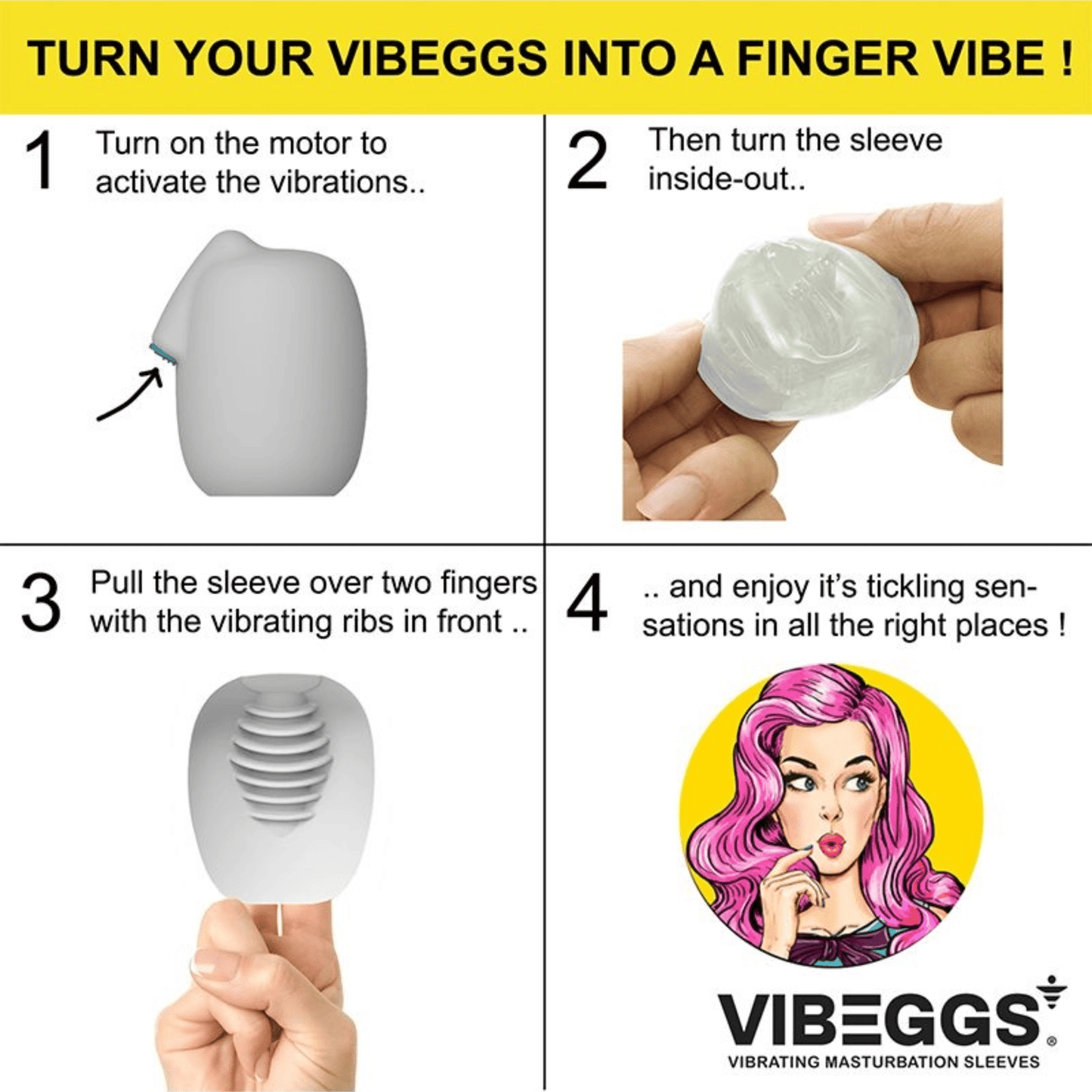 Sh! Women's Store Penis Masturbator VibeEggs Vibrating Masturbation Sleeve
