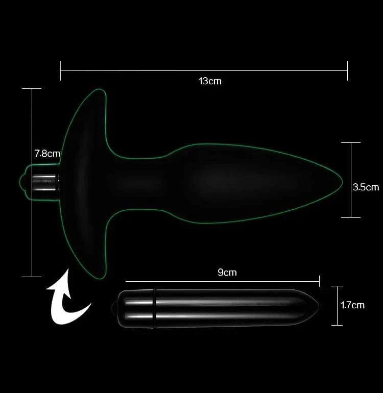 Vibrating Anal Butt Plug DISCONTINUED - Sh! Women's Store
