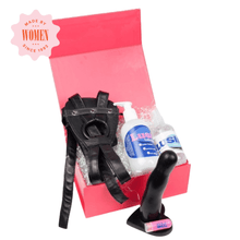 Vibrating Strap On Silicone Dildo Kit - Sh! Women's Store