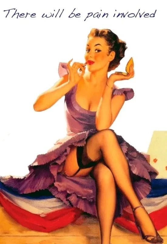 Vintage Magnet: There Will Be Pain Involved DISCONTINUED - Sh! Women's Store