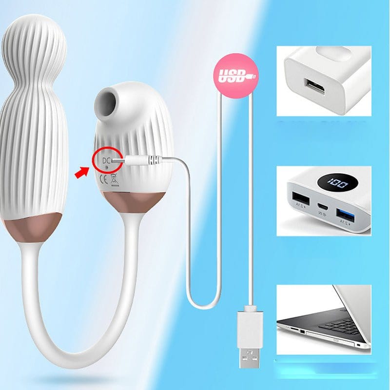 Vivian Clit Suction Rotating Bullet *Discontinued* - Sh! Women's Store