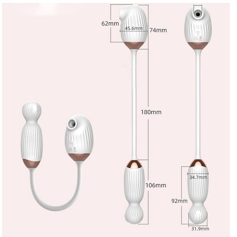 Vivian Clit Suction Rotating Bullet *Discontinued* - Sh! Women's Store