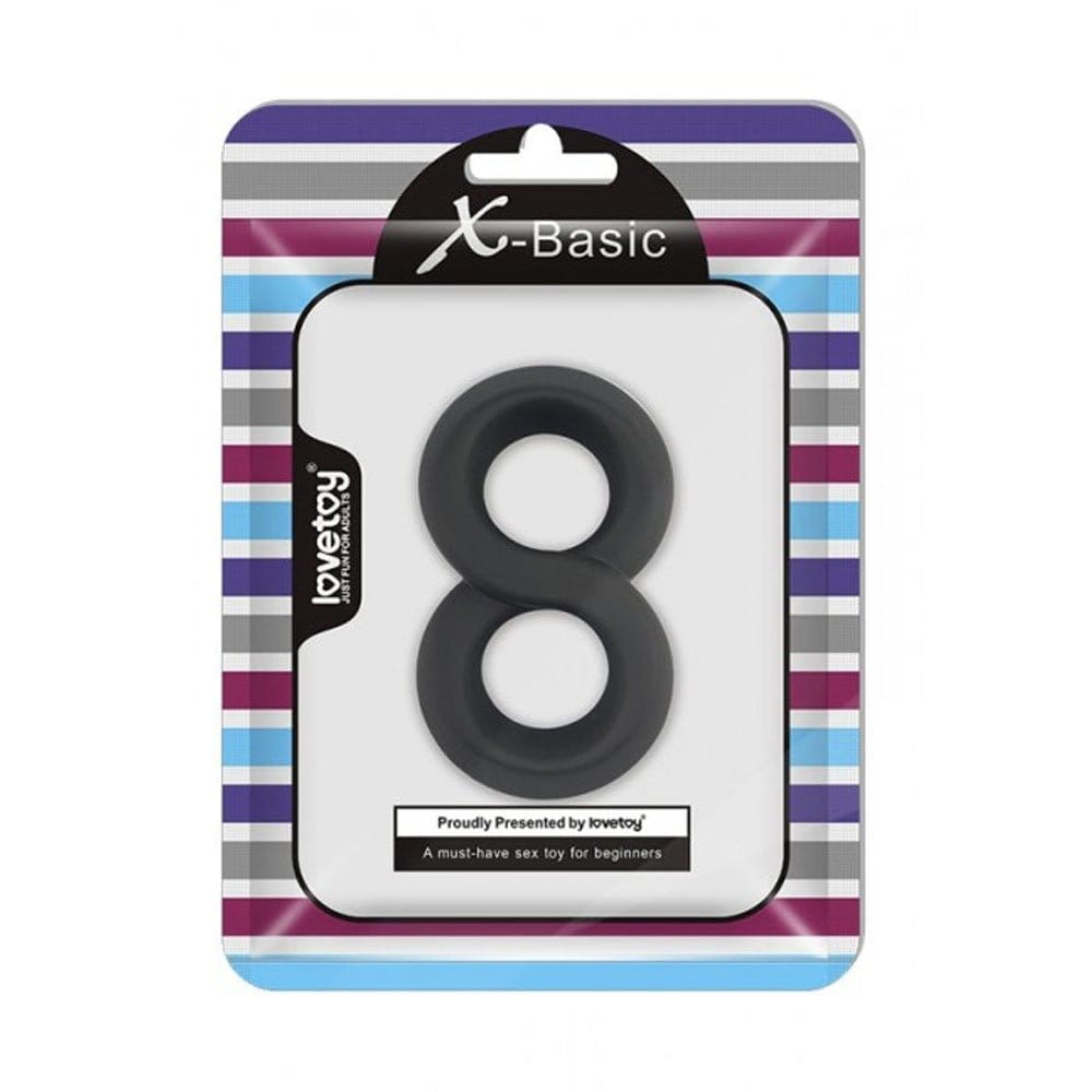 X - Basic Cock - Ring 8 Shape - Sh! Women's Store