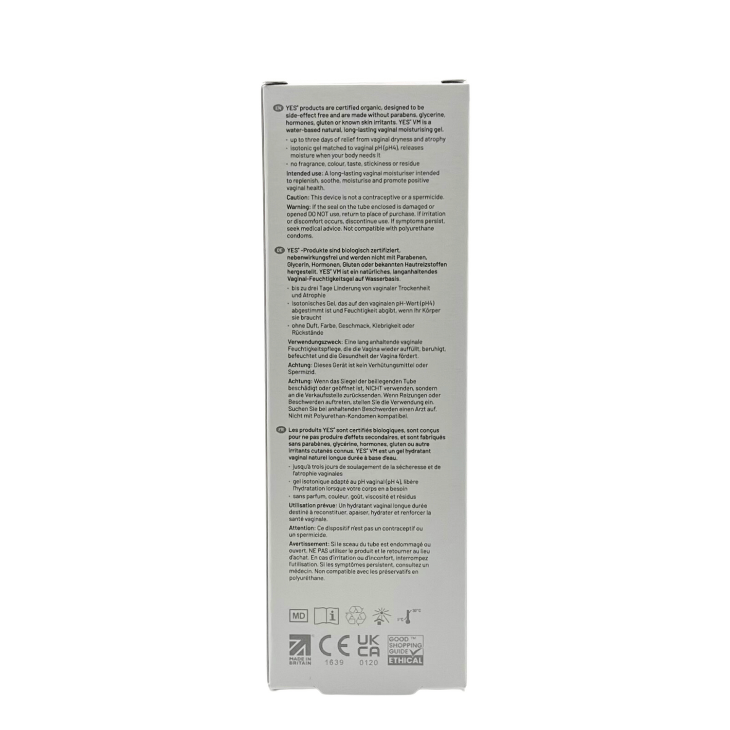 Yes VM Vaginal Moisturiser 100ML - Sh! Women's Store