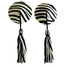 Zebra Print Nipple Tassels - Sh! Women's Store